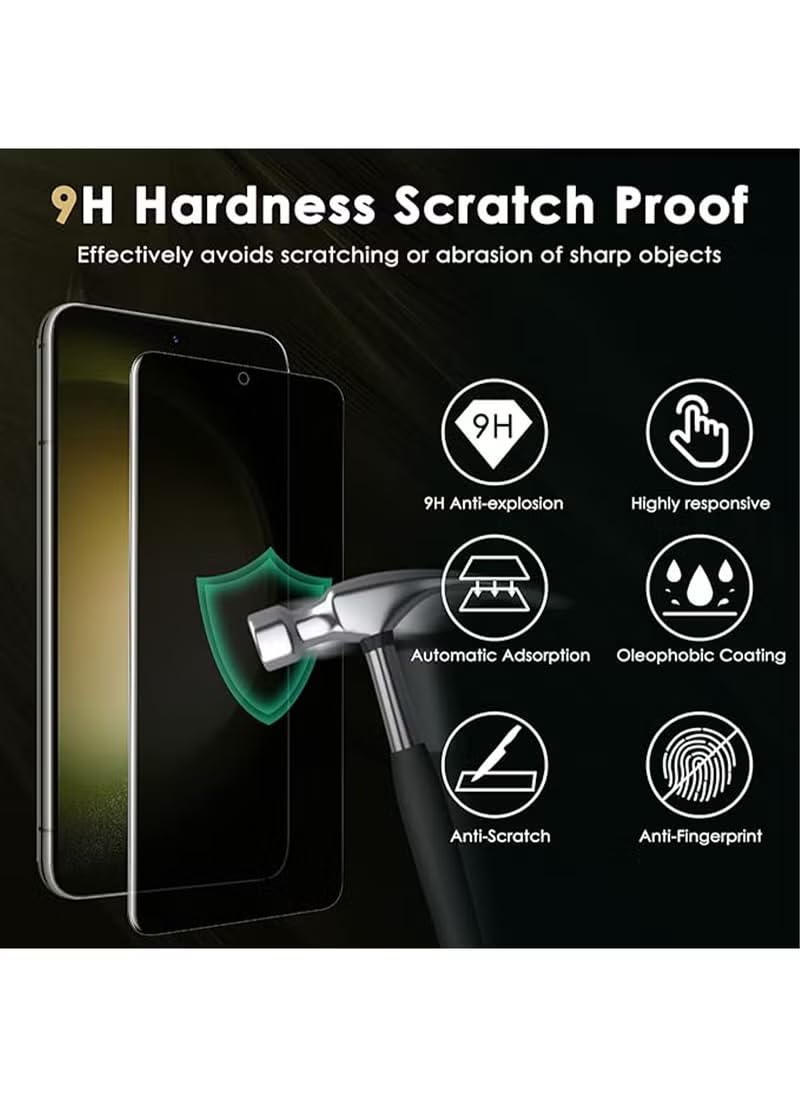 selling united Privacy Screen Protector for Samsung Galaxy Anti-Spy Tempered Glass Film, Fingerprint ID Compatible, 2-Pack