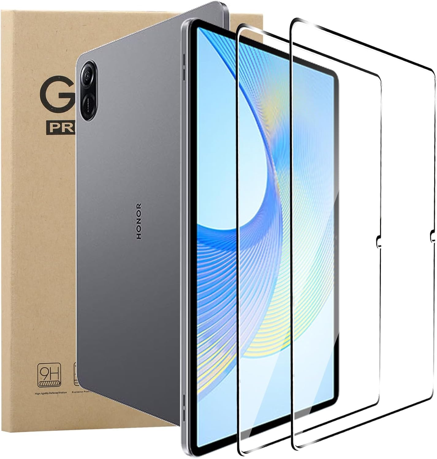 selling united (SU) 2 Pack Tempered Glass Screen Protectors for Honor Pad X9 11.5 inch, 9H Hardness, HD Clarity, Scratch-Resistant, Fingerprint Compatible, Bubble Free