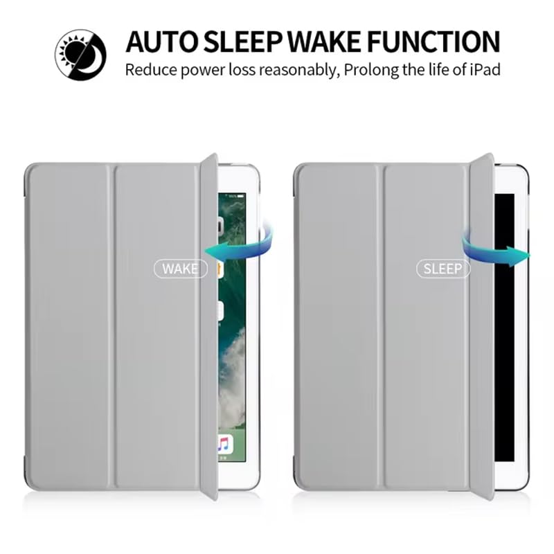 [SU] iPad 6th 5th Generation Case iPad 9.7 Inch Case 2018 2017 iPad Air Case iPad Air 2 Case Smart Folio Stand Protective With Back Cover Auto Wake Sleep