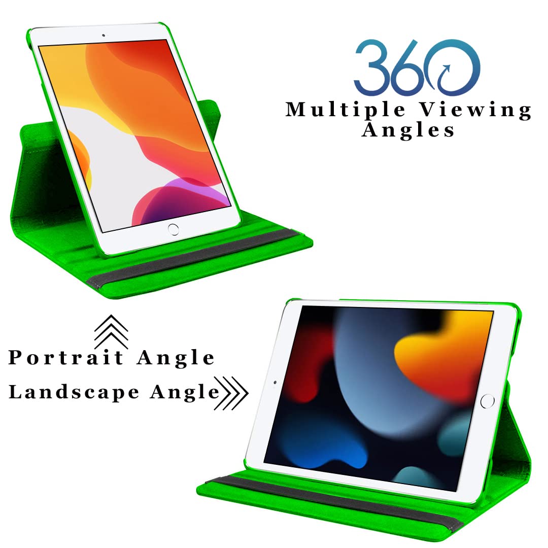 DV 360 Degree PU Leather Rotating Stand Swivel Case for iPad Mini 5 (A2126 / A2124 / A2133 / A2125), iPad Mini 4 (A1538 / A1550), Folio Cover, Hardback and Shockproof