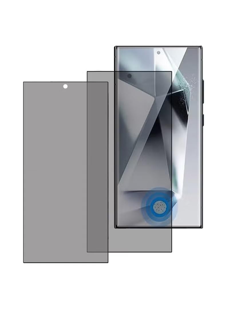 selling united Privacy Screen Protector for Samsung Galaxy Anti-Spy Tempered Glass Film, Fingerprint ID Compatible, 2-Pack