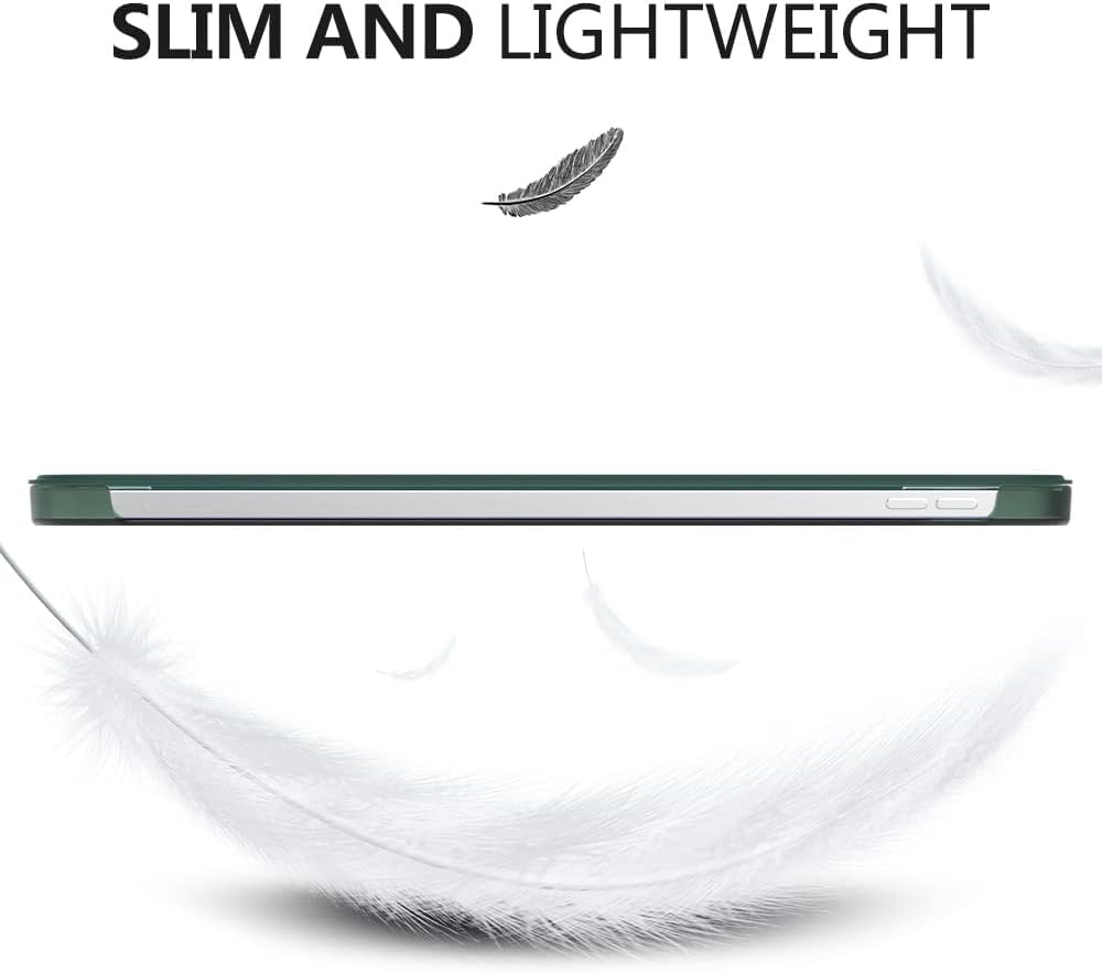 SU for A16 2025 11th / 10th Generation (2025/2022,11 inch/10.9 Inch), Slim Stand Hard PC Translucent Back Shell Smart Cover Case, Support Touch ID, Auto Wake/Sleep