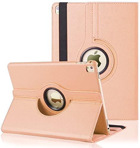 For iPad 10.2 Case 9th/8th/7th Generation (2021/2020/2019) 360 Leather Wallet Rotating Durable Protective Cover with Auto Wake/Sleep