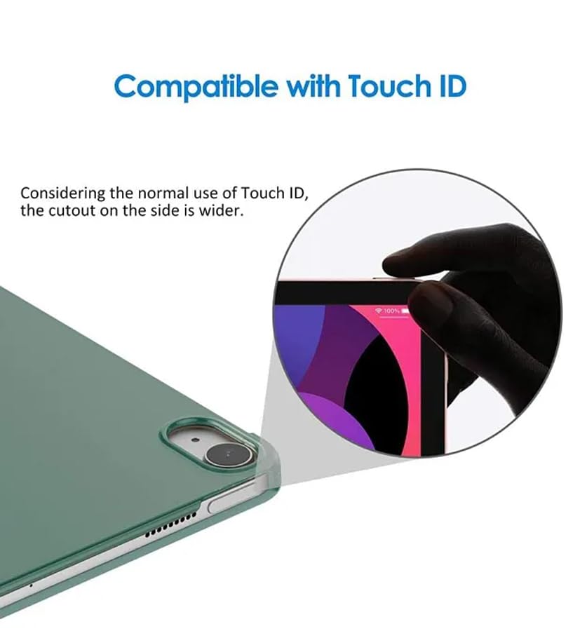 Smart Protective Case Cover for iPad Air 11 inch M2 2024 Air 6th /10.9 Air 5th 2022/Air 4th 2020 PU Leather Smart Stand Case