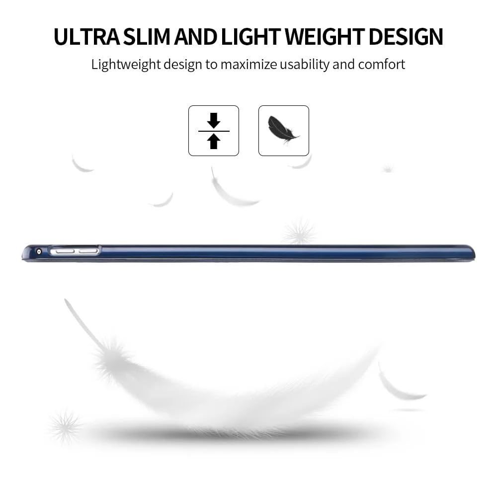 [SU] iPad 6th 5th Generation Case iPad 9.7 Inch Case 2018 2017 iPad Air Case iPad Air 2 Case Smart Folio Stand Protective With Back Cover Auto Wake Sleep