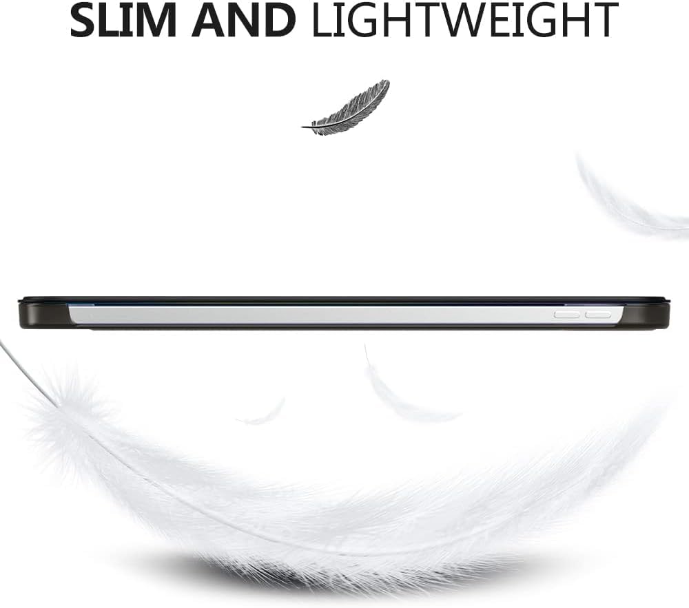 SU for A16 2025 11th / 10th Generation (2025/2022,11 inch/10.9 Inch), Slim Stand Hard PC Translucent Back Shell Smart Cover Case, Support Touch ID, Auto Wake/Sleep