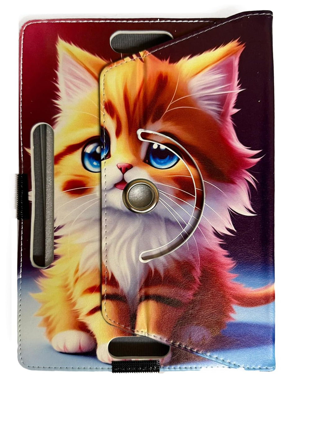 SU 10 inch Tablet Case - Universal Stand Case Folio Cover Magic Leather 360° Rotating Case Fits for ALL 10 Inch & 10.1in Inch Tablets + Stylus Pen