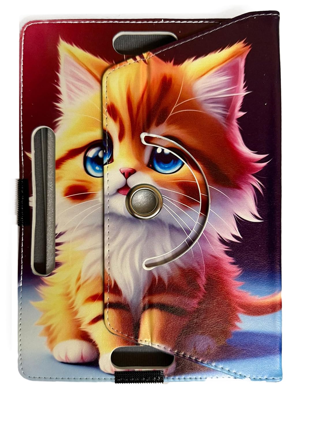 SU 10 inch Tablet Case - Universal Stand Case Folio Cover Magic Leather 360° Rotating Case Fits for ALL 10 Inch & 10.1in Inch Tablets + Stylus Pen