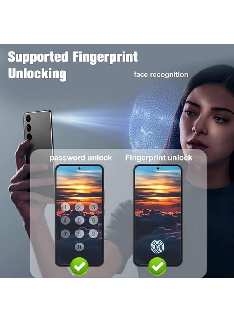 selling united Privacy Screen Protector for Samsung Galaxy Anti-Spy Tempered Glass Film, Fingerprint ID Compatible, 2-Pack