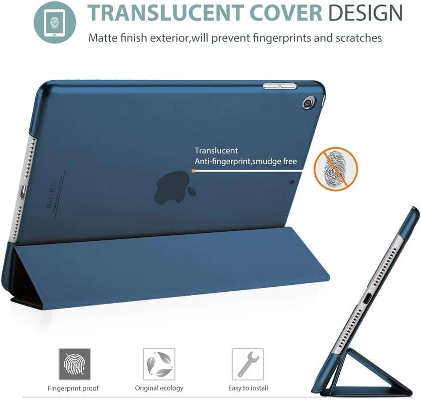 iPad 10.2 Case - Slim Hard Back Smart Cover for iPad 9th/8th/7th Generation