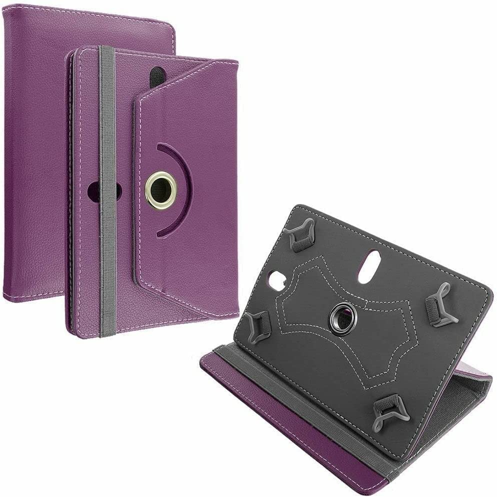 DV 10inch Tablet Case Cover - Universal Leather Stand Case Folio Cover Magic Leather 360° Rotating Case Fits for ALL 10" Inch & 10.1" Inch Android Tablets tab