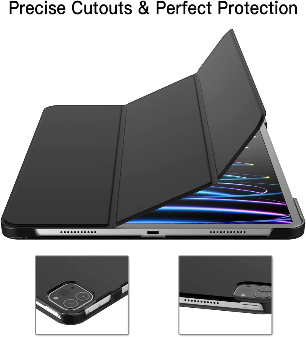 Selling United Case for iPad Pro 12.9-Inch (6th/5th Generation, 2022/2021 Model), Slim Stand Hard Back Shell Smart Cover with Auto Wake/Sleep