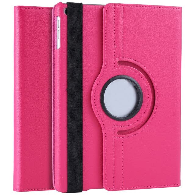 (DV) iPad 9.7inch 360° Rotating Case Cover For Apple iPad 9.7" Air1/ Air 2 & 5th Gen 2017-6th Gen 2018 Smart PU Leather Cover Auto Wake/Sleep