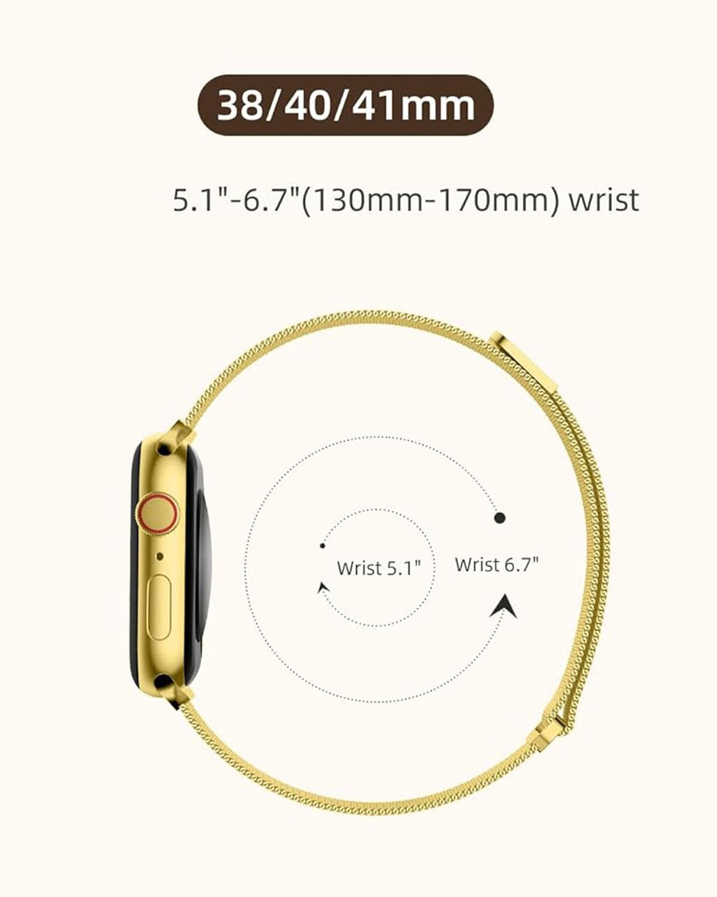 DV Milanese Strap Compatible with Apple Watch Straps 41mm 40mm 38mm Women Men, Dual Magnetic Adjustable Band for iWatch Series 8 7 6 5 4 3 2 1 SE, Fashion Metal Strap for Smart iWatch