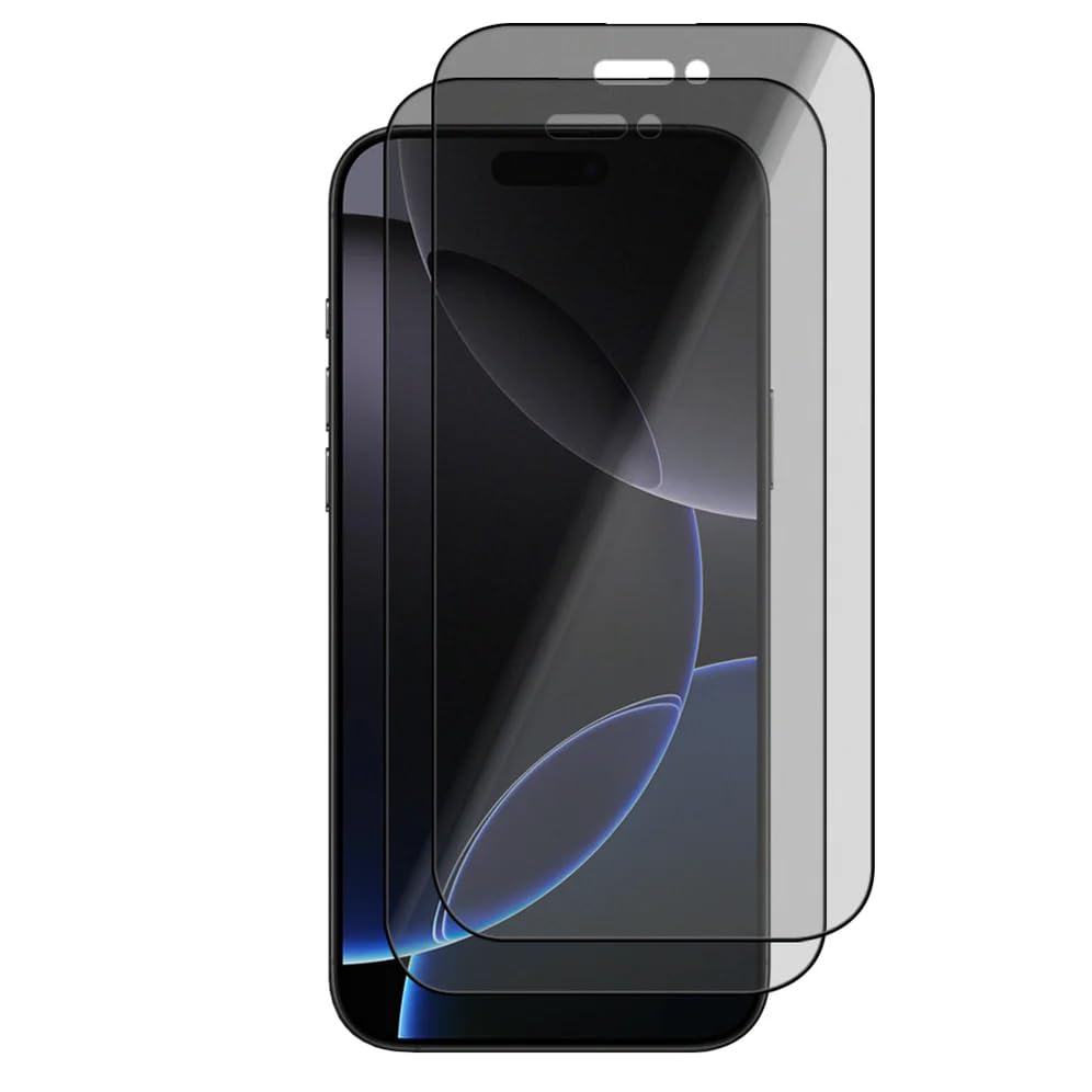 selling united IPhone 16 Privacy Screen Protector, Easy Installation, Anti-Drop, Anti-Scratch, Case Friendly, 28° Anti-Spy, Anti-Fingerprint, Bubble Free, Grey