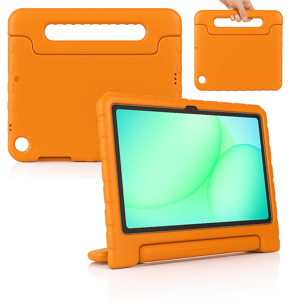 Kids Protective Case for Samsung Galaxy Tab A11 / A9 8.7 Inch Shockproof EVA Foam Handle Stand Cover for Galaxy Tab A11 (2025) / A9 (2023) SM-X130/X110