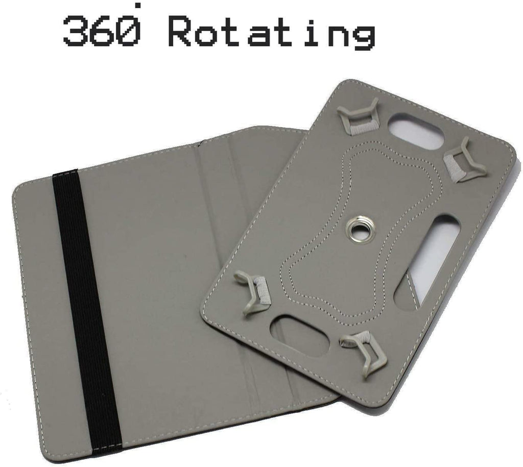 DV 10inch Tablet Case Cover - Universal Leather Stand Case Folio Cover Magic Leather 360° Rotating Case Fits for ALL 10" Inch & 10.1" Inch Android Tablets tab