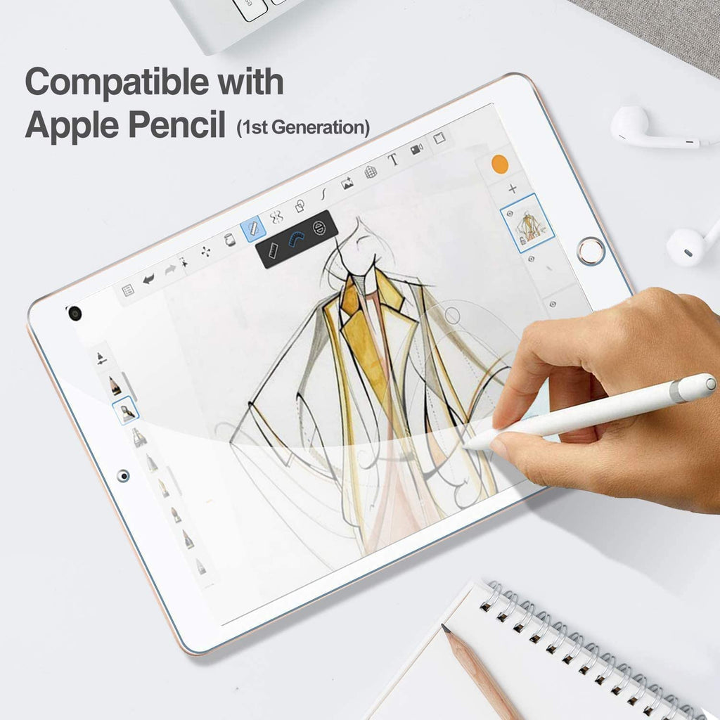 DIGITAL VANGUARD DISCOVERING POSSIBILITIES DV Screen Protector for iPad mini 5/4 (2019/2015 Model, 5th/4th Generation), Tempered Glass Film [2-Pack]