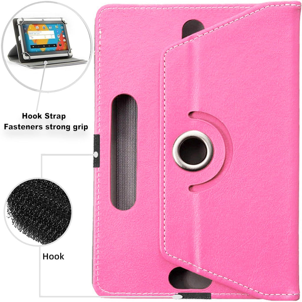 SU 10 inch Tablet Case - Universal Stand Case Folio Cover Magic Leather 360° Rotating Case Fits for ALL 10 Inch & 10.1in Inch Tablets + Stylus Pen