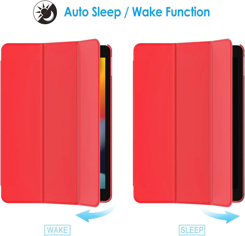 For Apple iPad 10.2 inch 9th/ 8th/ 7th Generation, Smart Magnetic Stand Case, Leather Cover with Magnetic Closure, Anti-Scratch and Lightweight Case (2021/2020/2019)