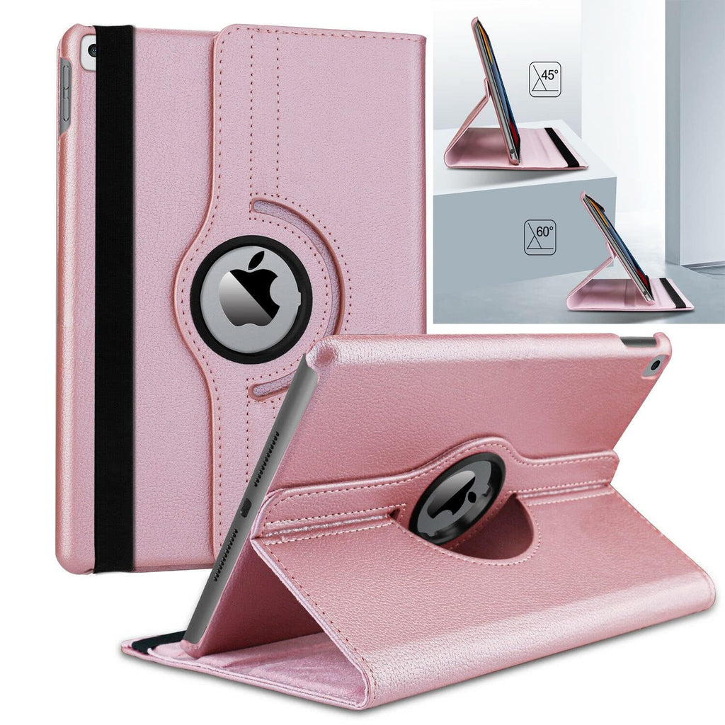 For iPad 10.2 Case 9th/8th/7th Generation (2021/2020/2019) 360 Leather Wallet Rotating Durable Protective Cover with Auto Wake/Sleep