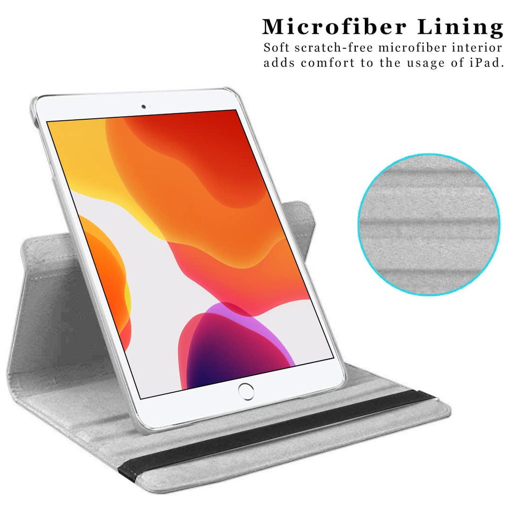 DV 360 Degree PU Leather Rotating Stand Swivel Case for iPad Mini 5 (A2126 / A2124 / A2133 / A2125), iPad Mini 4 (A1538 / A1550), Folio Cover, Hardback and Shockproof