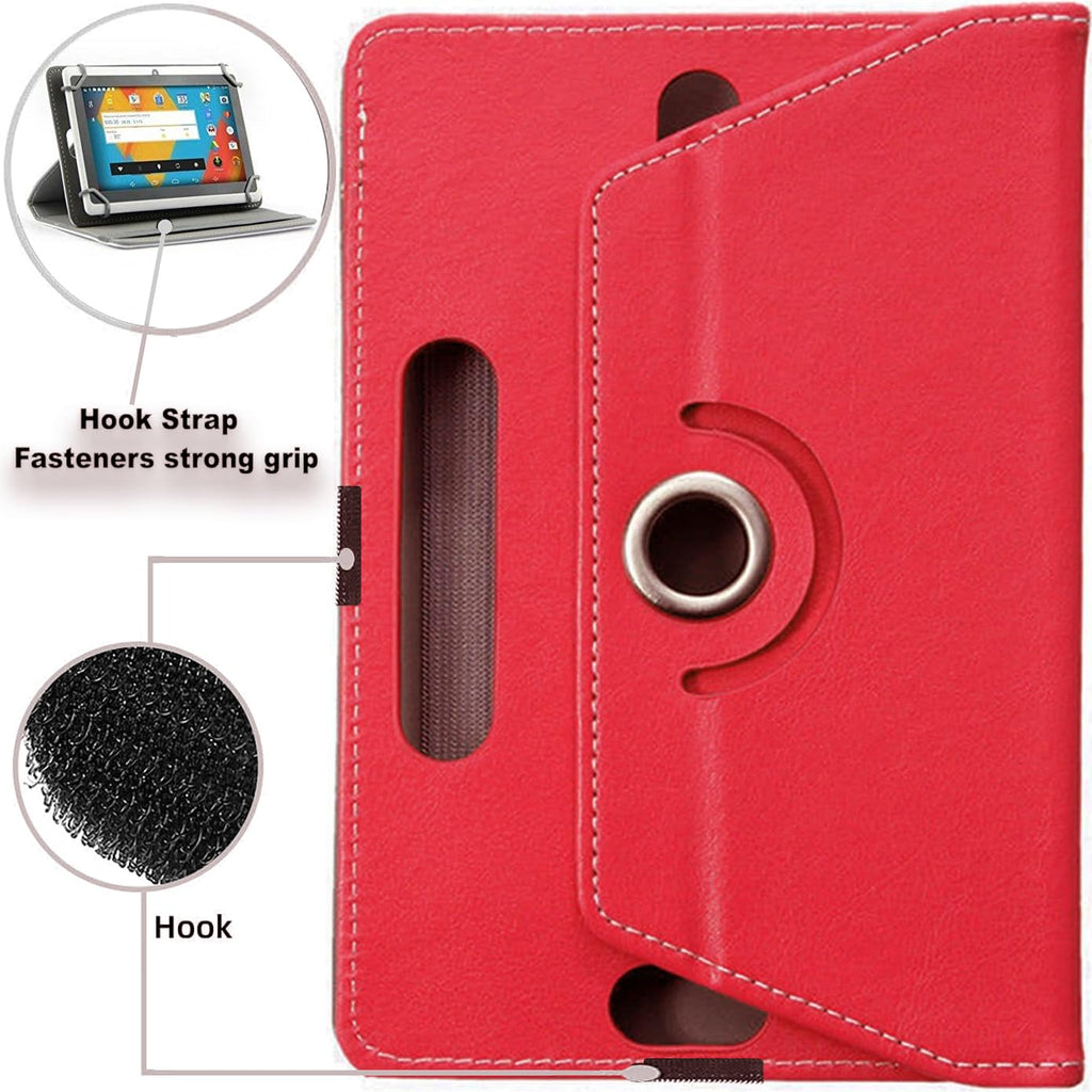 SU 10 inch Tablet Case - Universal Stand Case Folio Cover Magic Leather 360° Rotating Case Fits for ALL 10 Inch & 10.1in Inch Tablets + Stylus Pen