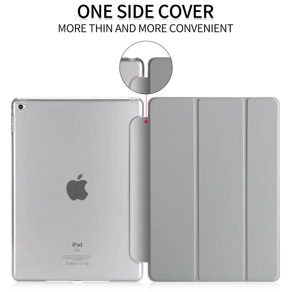 [SU] iPad 6th 5th Generation Case iPad 9.7 Inch Case 2018 2017 iPad Air Case iPad Air 2 Case Smart Folio Stand Protective With Back Cover Auto Wake Sleep