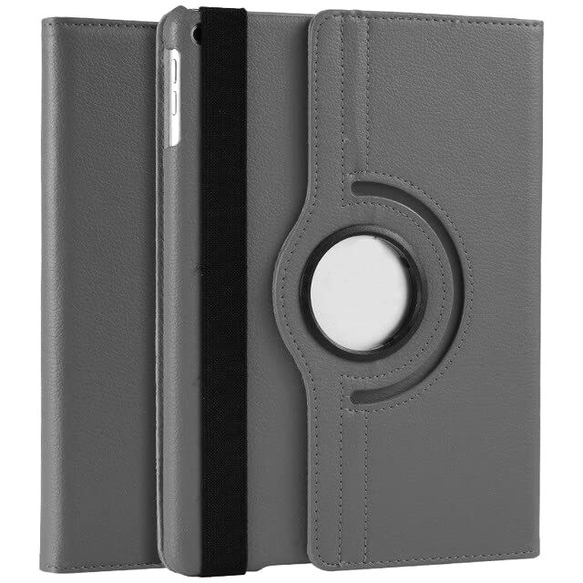 (DV) iPad 9.7inch 360° Rotating Case Cover For Apple iPad 9.7" Air1/ Air 2 & 5th Gen 2017-6th Gen 2018 Smart PU Leather Cover Auto Wake/Sleep