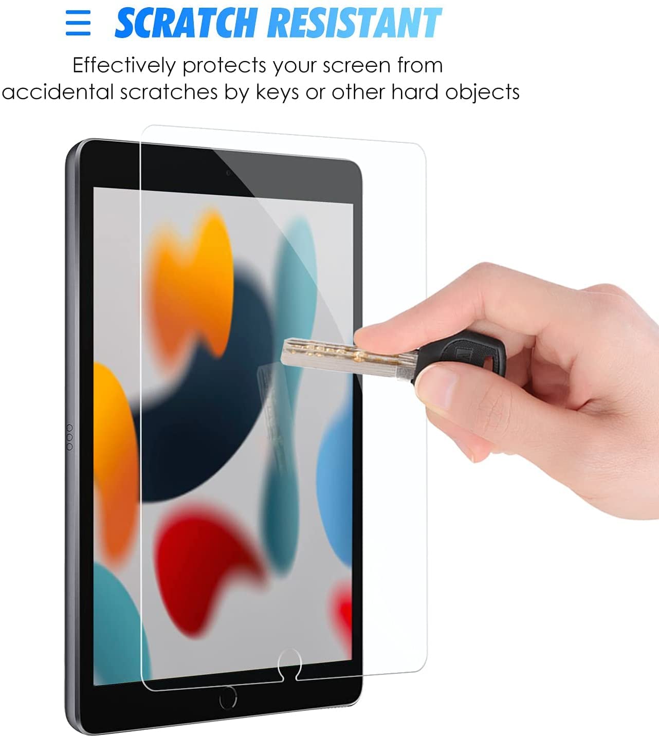 For Apple iPad 10.2 2021-20-19 7th 8th 9th Generation Tempered Glass HD Display 9H Screen Protector Polished Edges Anti Shatter Glass For iPad 10.2 New