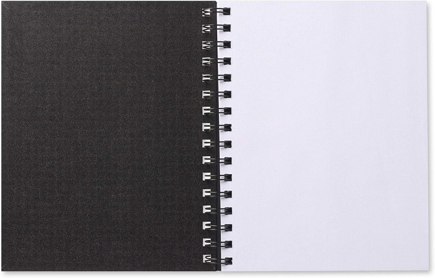 SU Hardback Sketchbook - A5 Spiral-Bound with 80 Pages - Acid-Free Textured Sheets for Drawing and Sketching - Art Supplies for Adults & Kids - for Use with Pencils, Pastels, & Markers