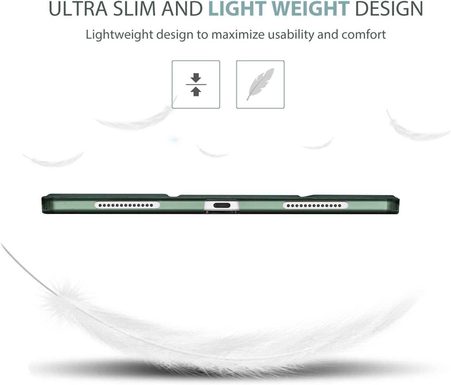 Smart Protective Case Cover for iPad Air 11 inch M2 2024 Air 6th /10.9 Air 5th 2022/Air 4th 2020 PU Leather Smart Stand Case