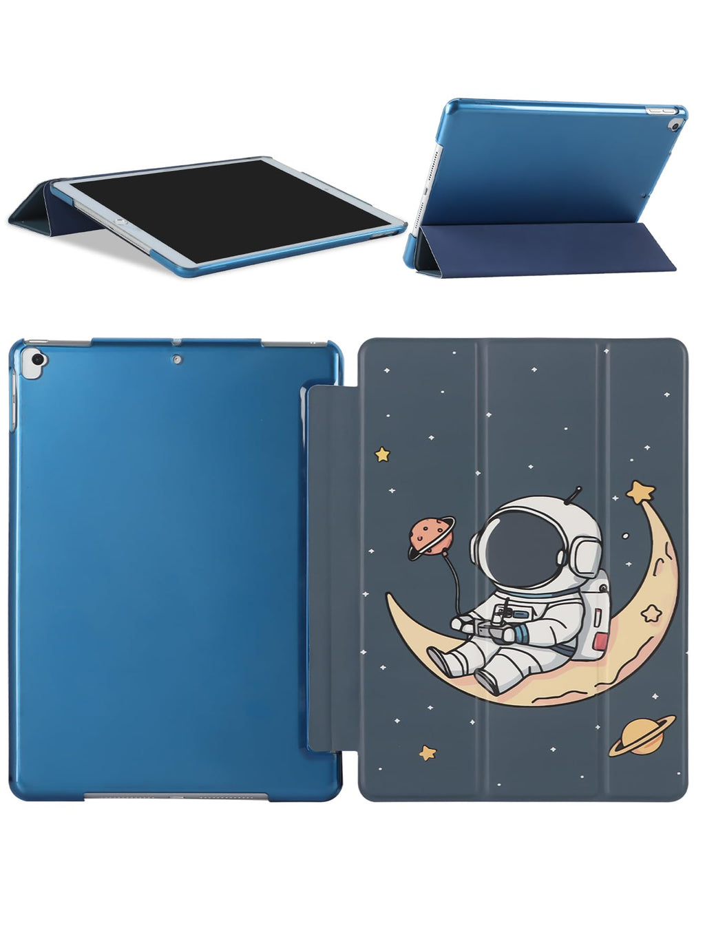 iPad 10.2 Case - Slim Hard Back Smart Cover for iPad 9th/8th/7th Generation