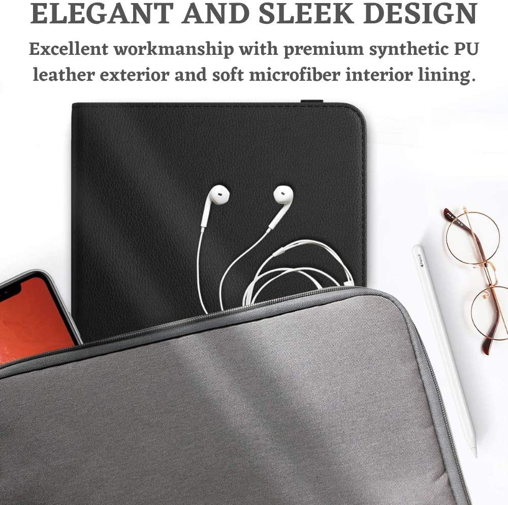 For iPad Pro 12.9 Case 4th 5th 6th Generation (2021/2020/2022 Model) 360 Leather Wallet Rotating Durable Protective Cover