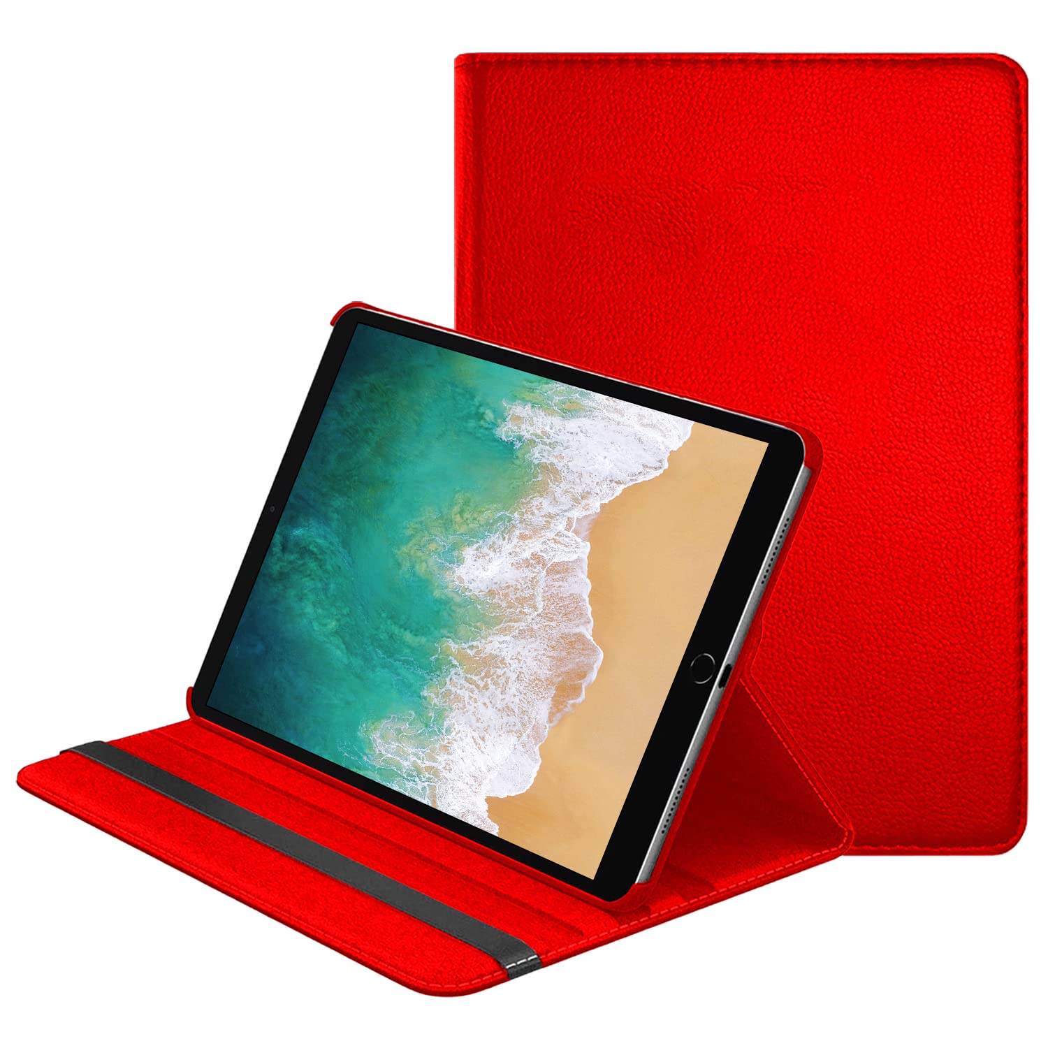 DV Case for iPad Mini 2 (A1489, A1490, A1491), iPad Mini 3 (A1599, A1600), 360 Degree Rotating Smart Stand Case, PU Leather, Slim and Lightweight Cover