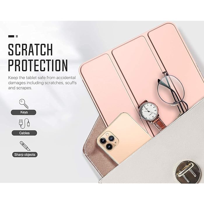 Selling United Case for iPad Pro 12.9-Inch (6th/5th Generation, 2022/2021 Model), Slim Stand Hard Back Shell Smart Cover with Auto Wake/Sleep