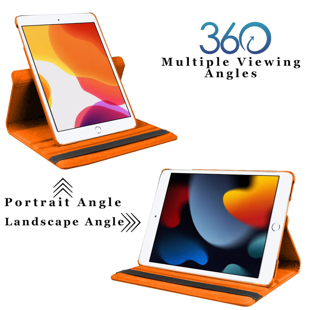 DV 360 Degree PU Leather Rotating Stand Swivel Case for iPad Mini 5 (A2126 / A2124 / A2133 / A2125), iPad Mini 4 (A1538 / A1550), Folio Cover, Hardback and Shockproof