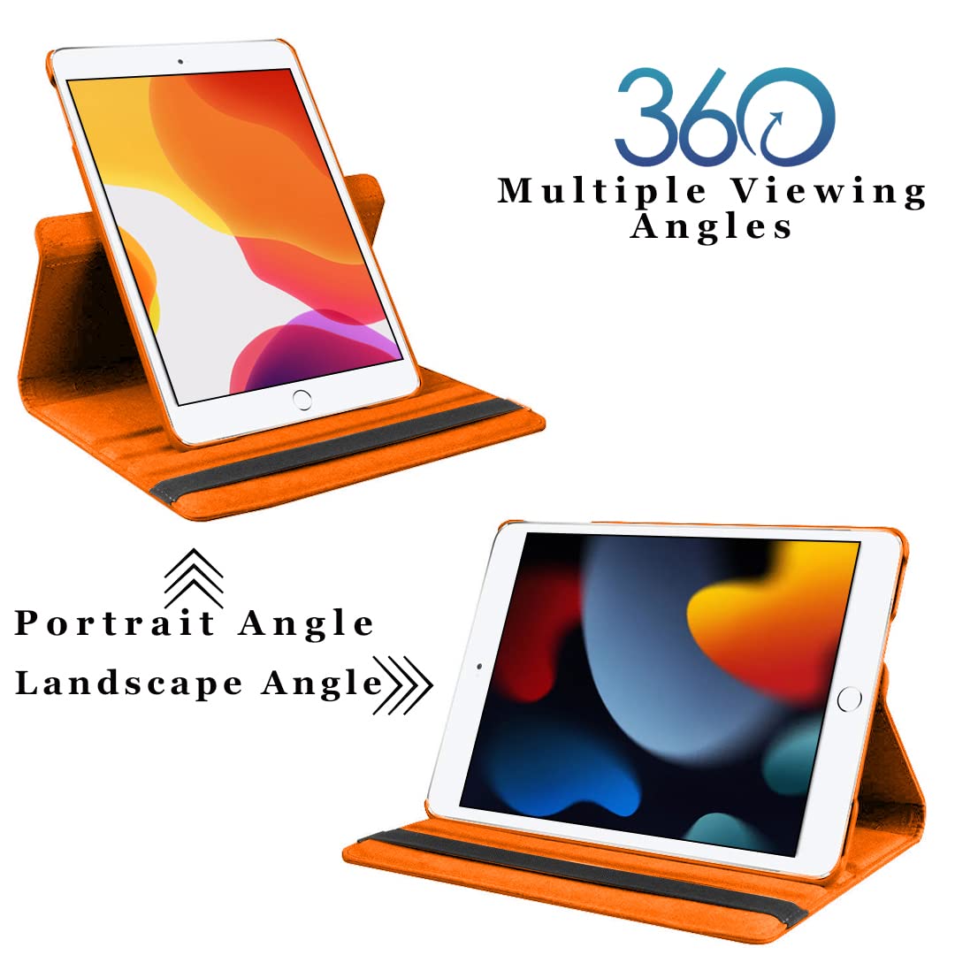 DV 360 Degree PU Leather Rotating Stand Swivel Case for iPad Mini 5 (A2126 / A2124 / A2133 / A2125), iPad Mini 4 (A1538 / A1550), Folio Cover, Hardback and Shockproof