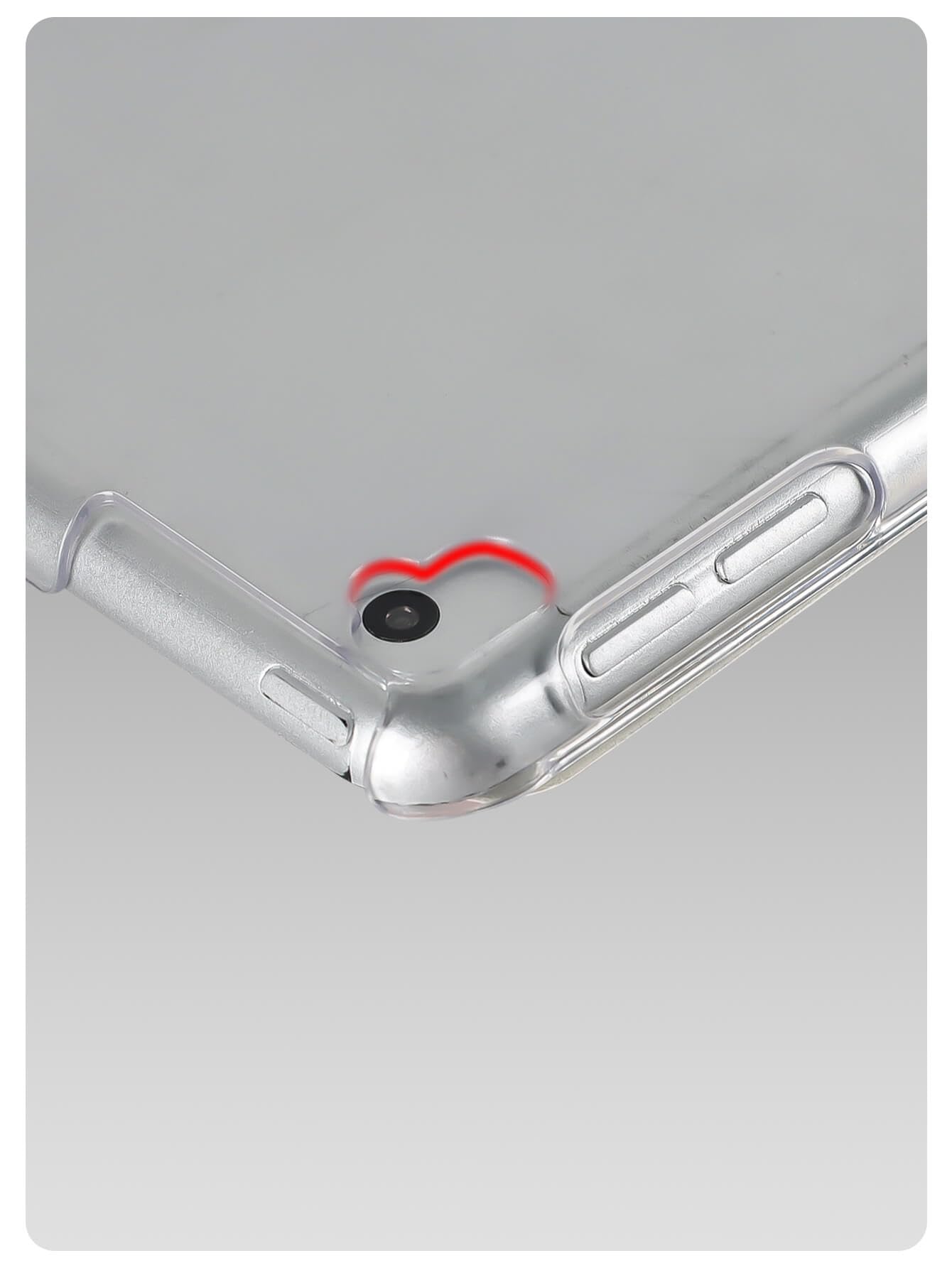 SU for A16 2025 11th / 10th Generation (2025/2022,11 inch/10.9 Inch), Slim Stand Hard PC Translucent Back Shell Smart Cover Case, Support Touch ID, Auto Wake/Sleep