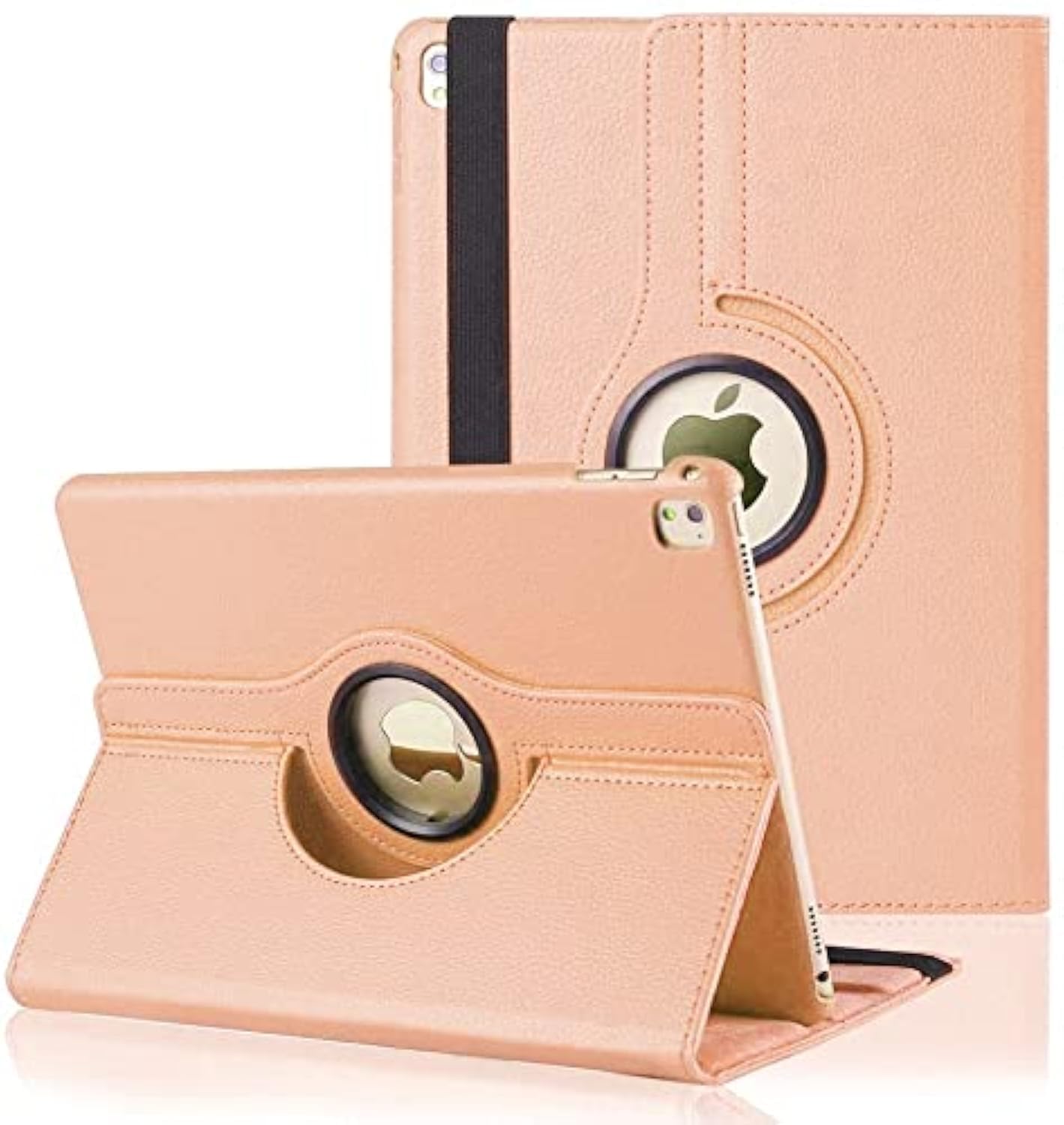 For iPad 10.2 Case 9th/8th/7th Generation (2021/2020/2019) 360 Leather Wallet Rotating Durable Protective Cover with Auto Wake/Sleep