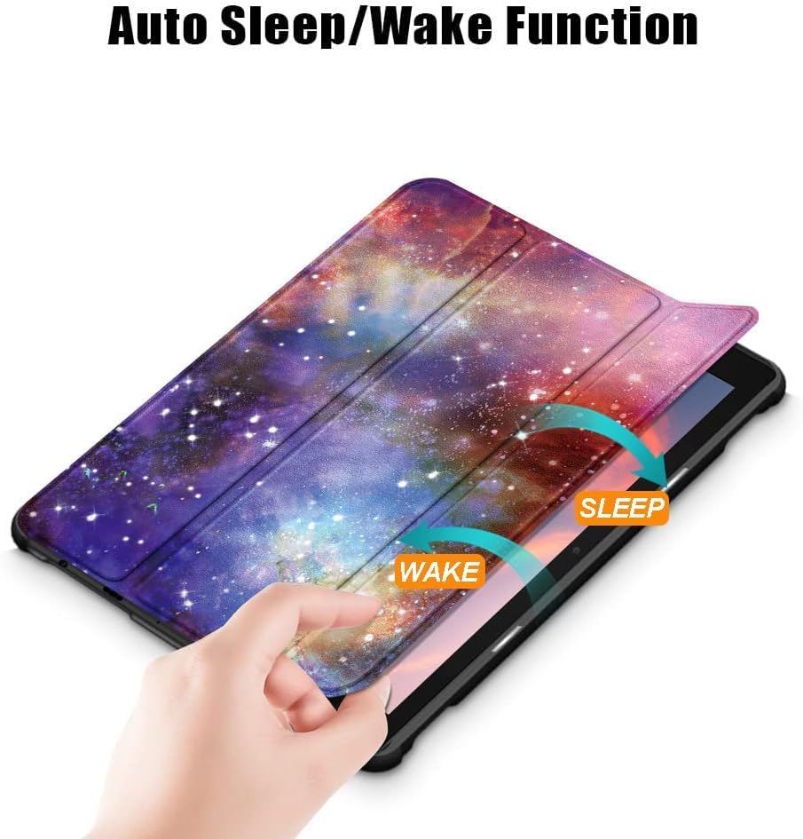 Case for Samsung Galaxy Tab S10 FE 2025/ S9 FE 10.9 Inch/ S9 11 Inch 2023, Multi-Angle Viewing Protective Cover with Pocket, Auto Sleep/Wake
