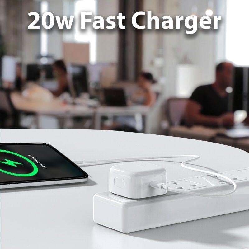 DV 20W USB C Fast Charger Plug Compatible with iPhone 14/14 Pro Max13/13 Pro/13 Pro Max/13 Mini/12/12 Pro/12 Pro Max/12 Mini/11/11 Pro/SE 2022/X Type C PD 3.0 Power Charger