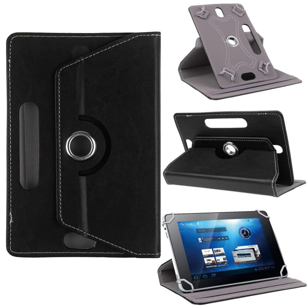 DV 10inch Tablet Case Cover - Universal Leather Stand Case Folio Cover Magic Leather 360° Rotating Case Fits for ALL 10" Inch & 10.1" Inch Android Tablets tab