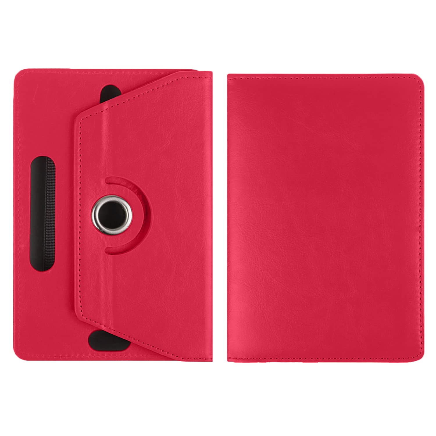 Universal 7 inch 360 Rotating Case Fits All 7 and 7.1 inches Android Tablets, Smooth Interior, PU Leather Exterior Supports Multiple Viewing Angles, Lightweight Folio Wallet Case Cover