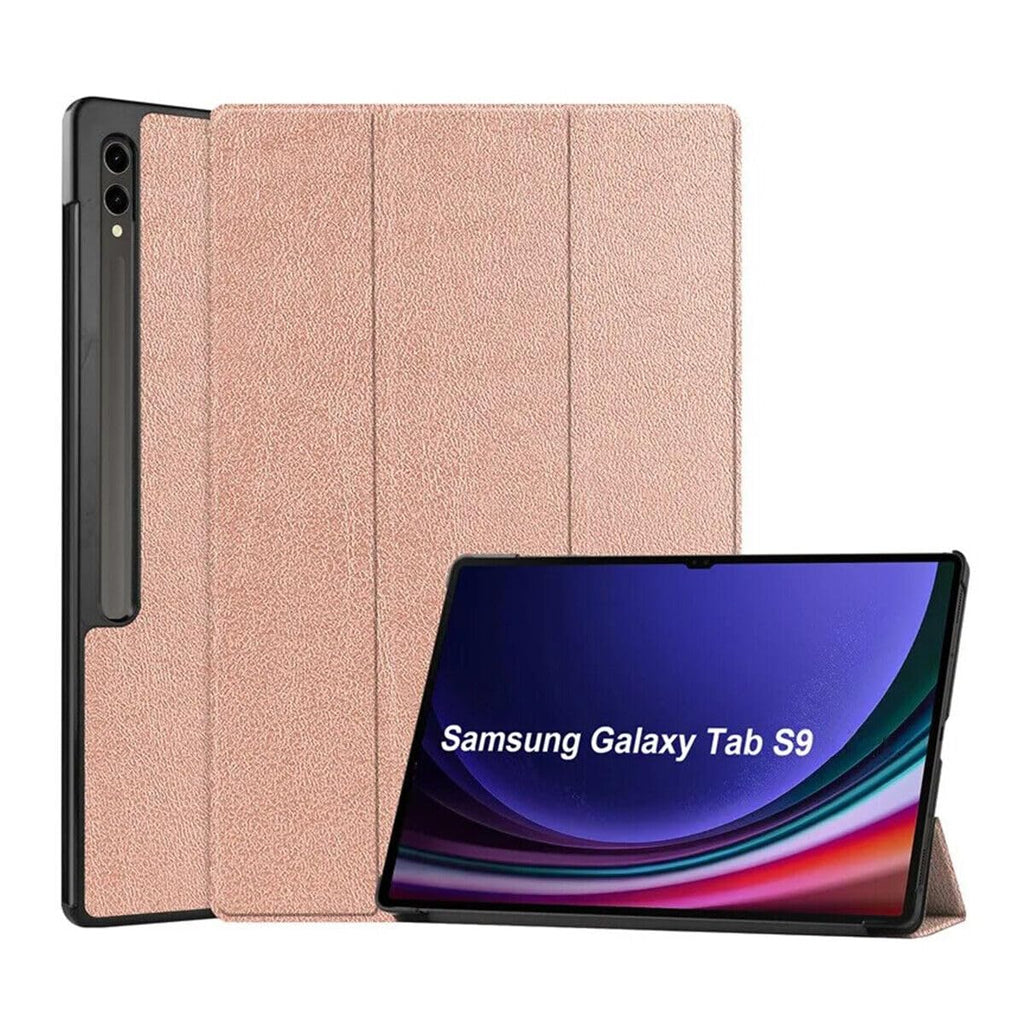 Samsung Galaxy Tab S10/S9/S8 Ultra 14.6-Inch Case, Tri-Fold Stand Cover with S Pen Charging, Auto Wake/Sleep