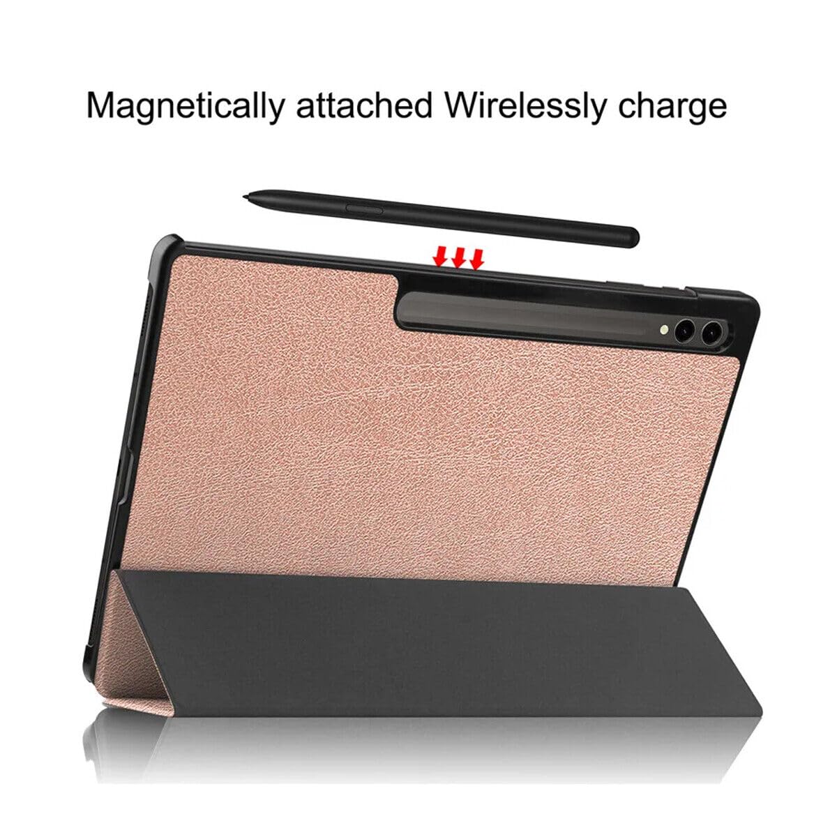 Case for Samsung Galaxy Tab S10 FE 2025/ S9 FE 10.9 Inch/ S9 11 Inch 2023, Multi-Angle Viewing Protective Cover with Pocket, Auto Sleep/Wake