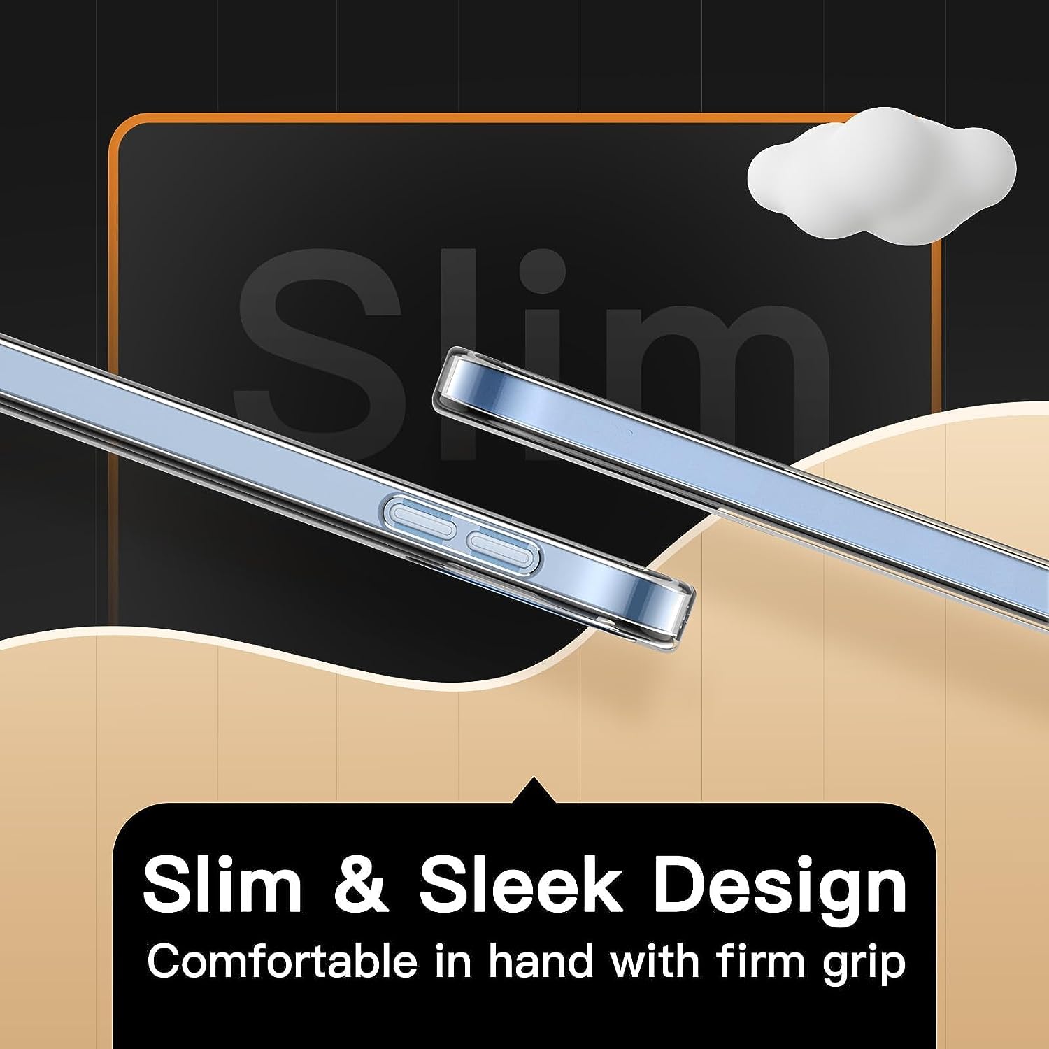 Shockproof Case for (A16) 11th Generation 11 Inch 2025/ iPad 10th Generation 10.9 Inch 2022, Soft TPU Transparent Slim Shockproof Tablet Cover (Clear)