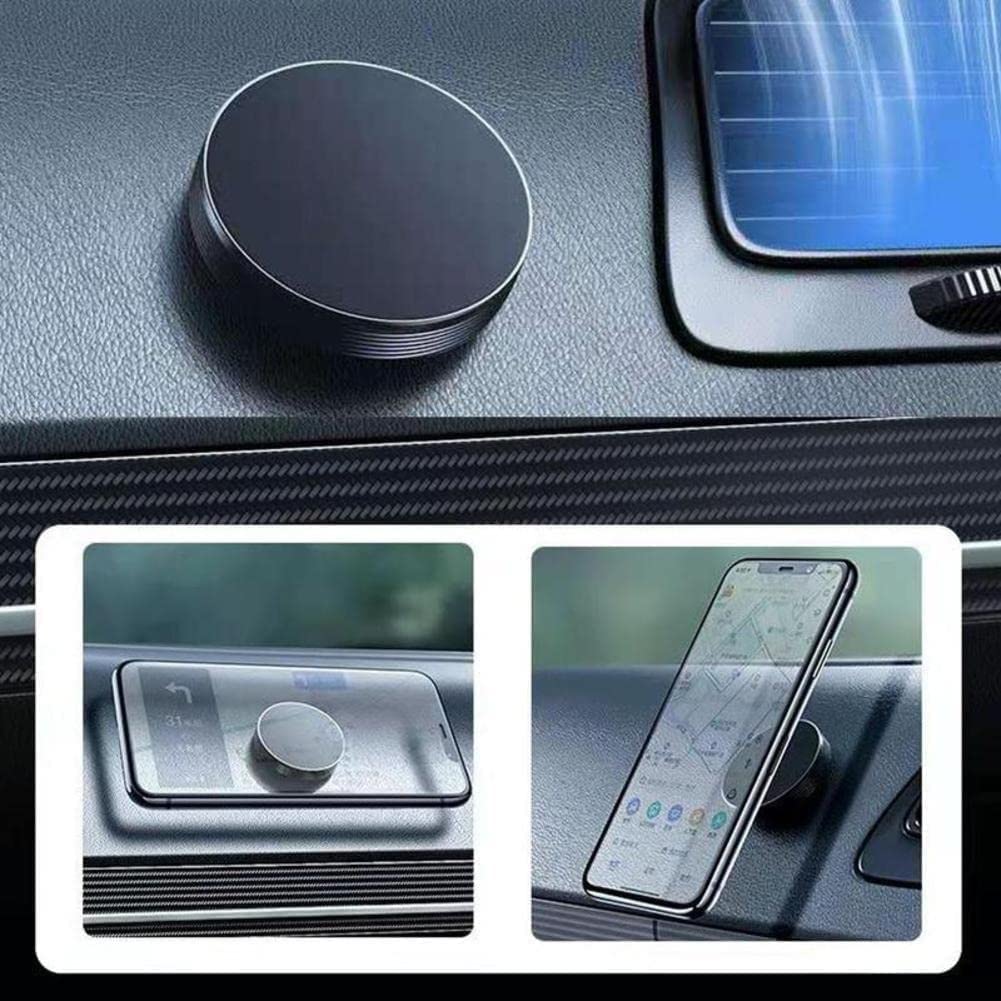 DIGITAL VANGUARD DISCOVERING POSSIBILITIES Magnetic Car Phone Holder Universal Magnet Mount Mobile Cell Phone Stand