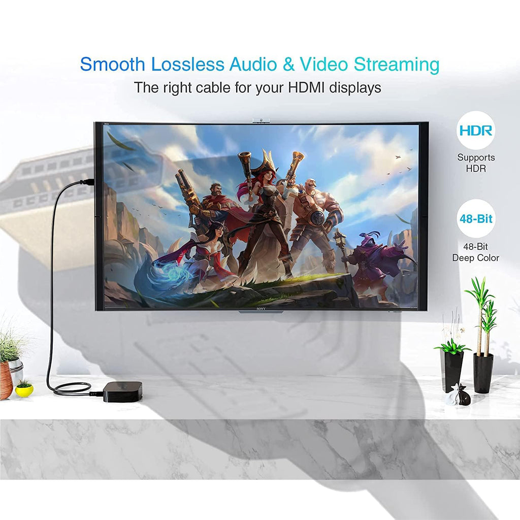 Selling United HDMI Cable, High-Speed Ultra HD HDMI 2.0 Cable, Compatible with Fire TV HDMI 2.0 1.4 Blu-ray PS4 PS5 Xbox Series X Switch HD 1080p PC HDMI