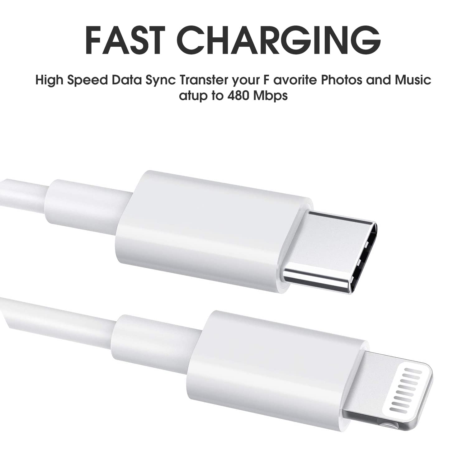 USB C to iphone Cable 1M [Apple MFi Certified] iPhone Fast Charger Cable USB-C Charging Cord for iPhone 14/13/12/12 PRO Max/12 Mini/11/11PRO/XS/Max/XR/X/8/8Plus/iPad